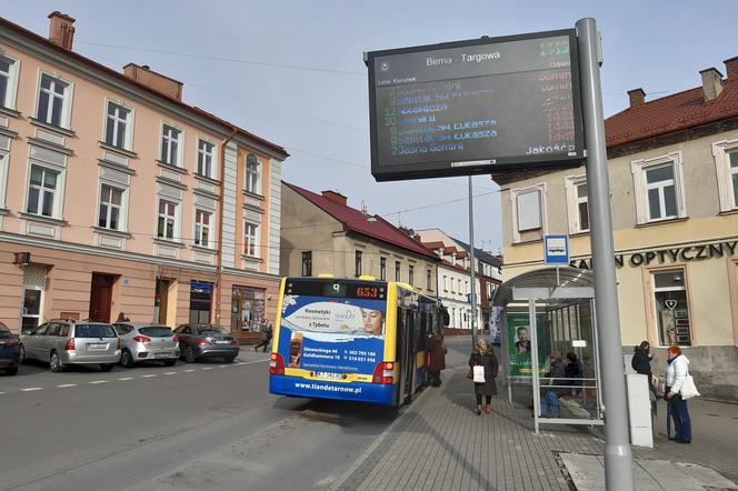 Przystanek autobusowy w Tarnowie