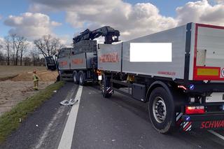 Wypadek na drodze Kąkolewo-Garzyn. Wezwano śmigłowiec