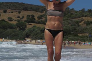 Olejnik wyłania się z piany