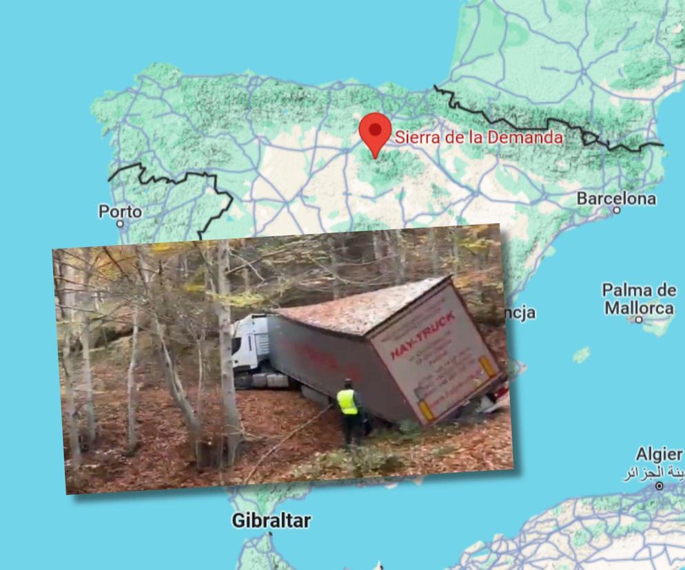 Tajemnica Trójkąta Spodenkowego w Hiszpanii. Ciężarówki z Polski gubią się tu na potę