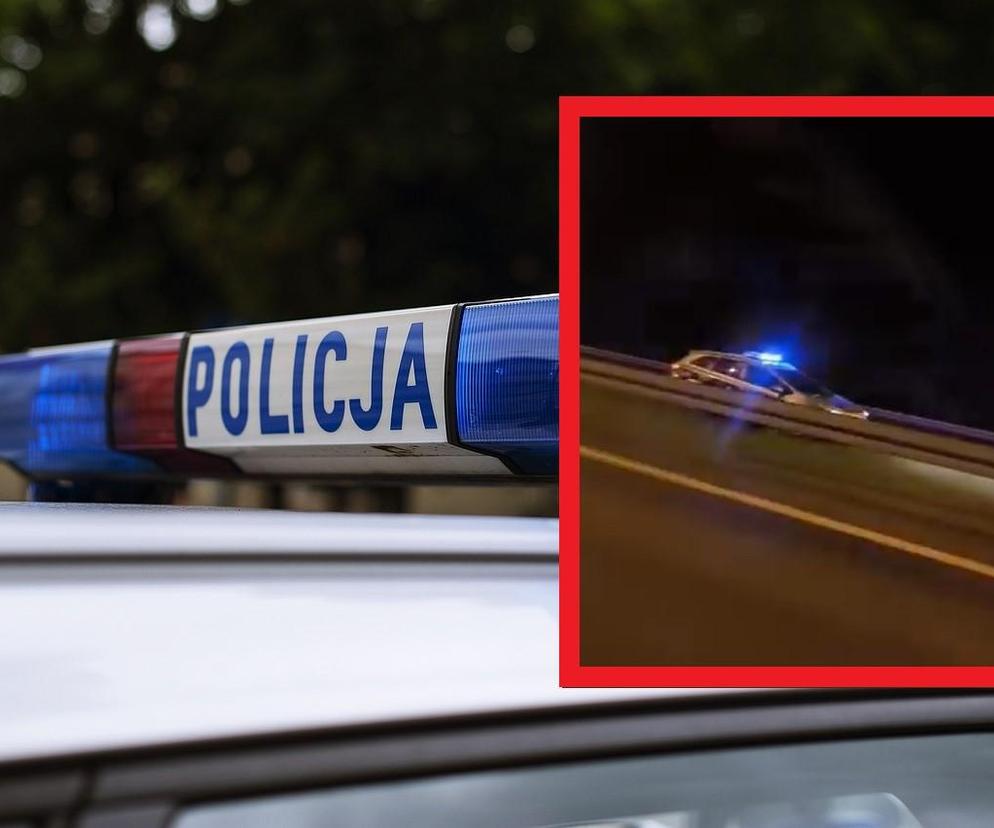 Nagrano radiowóz jadący pod prąd drogą S8! Dlaczego policjanci się na to zdecydowali?