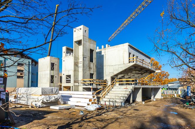 Budowa Kulturoteki w Wesołej w Warszawie