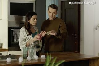 M jak miłość odc. 1803: Jakub Karski (Krzysztof Kwiatkowski), Kasia (Paulina Lasota)