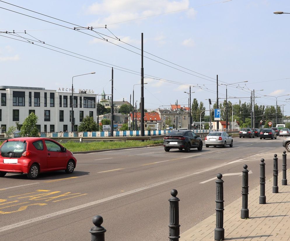 Tak wygląda al. Unii Lubelskiej w Lublinie przed przebudową (pierwsza połowa czerwca 2025)