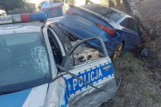 Policjanci zatrzymali uciekającego kierowcę audi