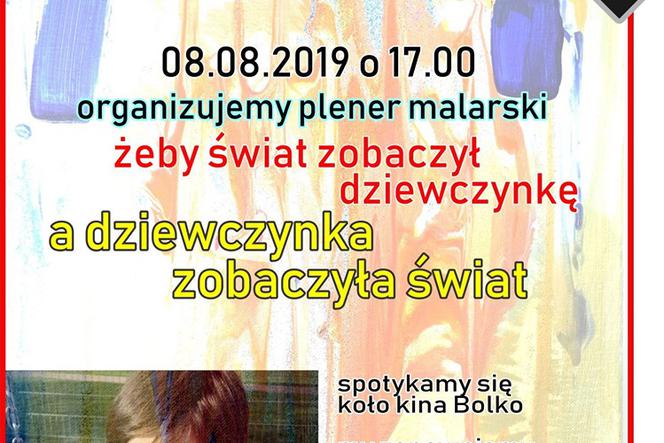 Malują dla Ani - dziś plener malarski w fosie