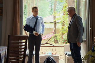 M jak miłość odcinek 1398, Filarski (Andrzej Precigs), Piotrek (Marcin Mroczek)