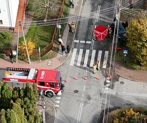 Śmiertelne potrącenie rowerzysty pod Warszawą