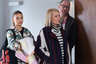 Barwy szczęścia, odcinek 2687: Olga (Dorota Łukasiewicz-Kwietniewska), Marek (Marcin Perchuć), Michalina (Anna Pentz)