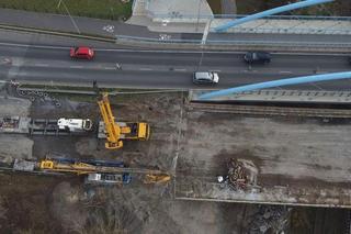Wznowiono rozbiórkę wiaduktu na Armii Krajowej w Bydgoszczy! Prace będą prowadzone w nocy