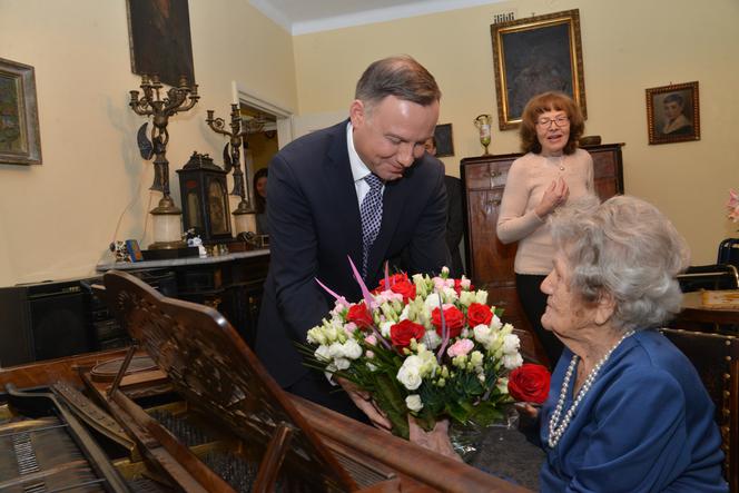 108-latka zagrała dla prezydenta