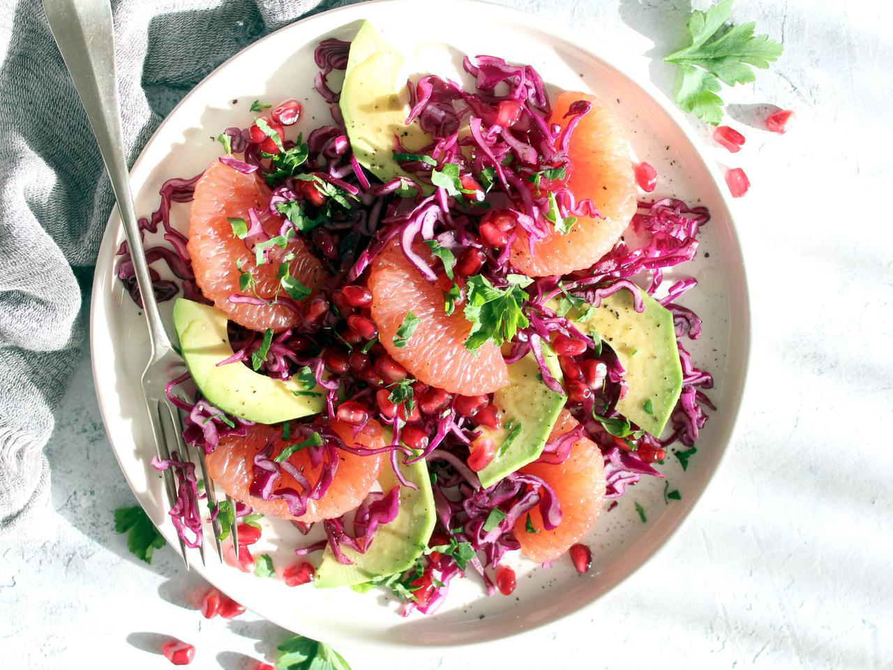 Sałatka z marynowanej kapusty czerwonej do obiadu i do wszystkiego