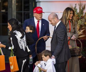 Tłumy na zabawie w Białym Domu. Tak Trump świętował Halloween EPA/JIM LO SCALZO