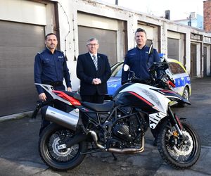 Policjanci z Góry mają nowy motocykl. Jedyny taki w województwie dolnośląskim!