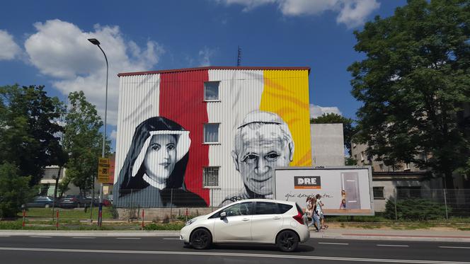 Nowy mural na budynku szpitala Jana Pawła II. Jak Wam się podoba? [ZDJĘCIA]