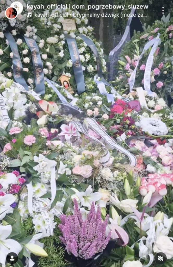 Kayah pożegnała mamę