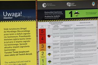 Śnieg w Tatrach. TOPR ogłosił pierwszy stopień zagrożenia lawinowego