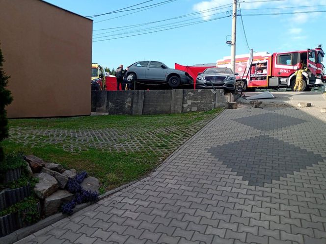 Wypadek na ul. Jastrzębskiej w Wodzisławiu Śląskim