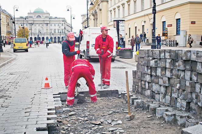 Rok porządków  po budowie  metra