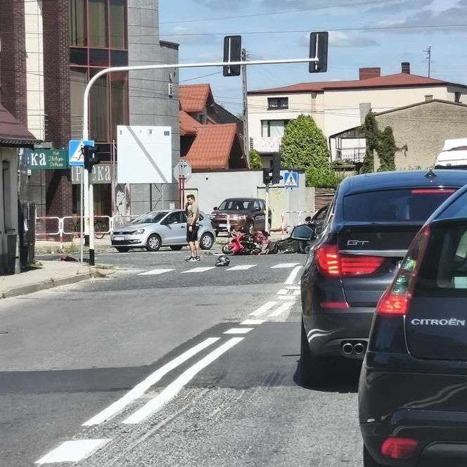 Kolizja we Wręczycy Wielkiej