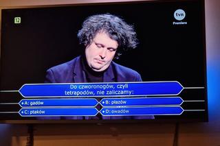 Mateusz Żaboklicki w Milionerach - pytanie za milion