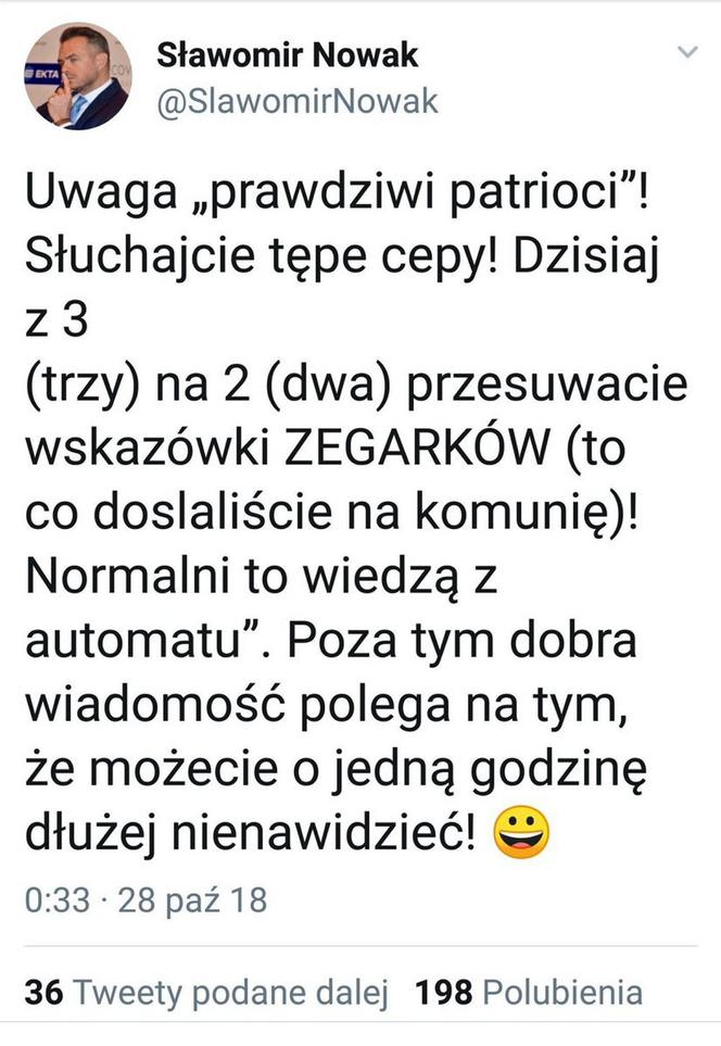 Nowak obraża Polaków