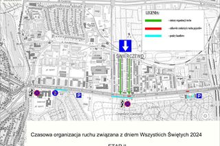 Zmiana organizacji ruchu na Wszystkich Świętych w Szczecinie