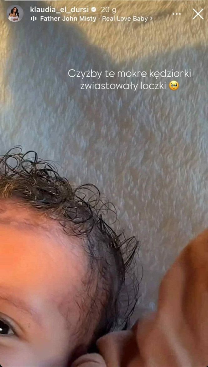 Klaudia El Dursi pokazała twarz córki. Mała Carmen, to cała mama?