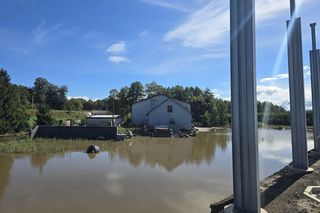 Plac budowy drogi ekspresowej S1 Oświęcim - Dankowice