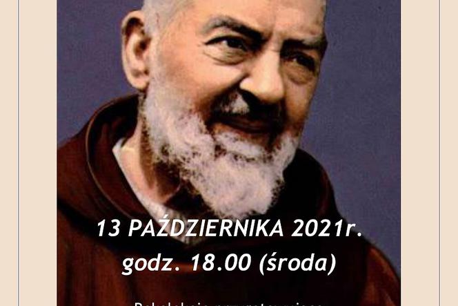 13 października wprowadzenie relikwii św. Ojca Pio do parafii w Matemblewie