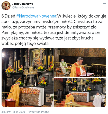 Skandal w Częstochowie. Jasna Góra zachęca do agresji? Padły słowa o przemocy!