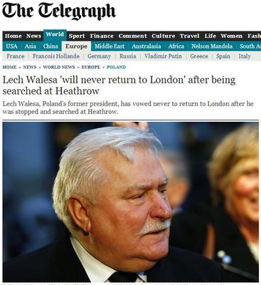 Wałęsa The Telegraph