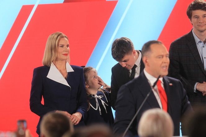 Tak córeczka Nawrockiego skradła show tacie! 