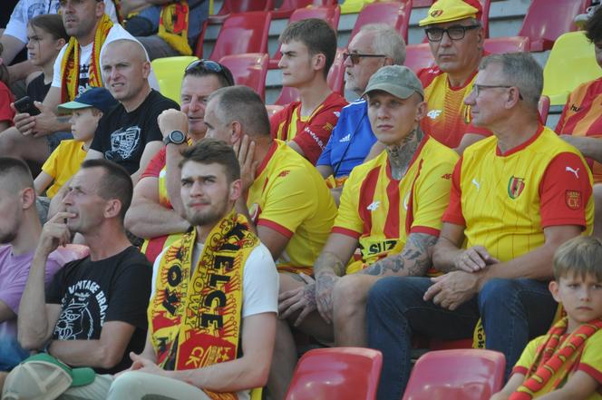 Korona Kielce - Cracovia. Zdjęcia kibiców podczas meczu. 10 sierpnia 2024