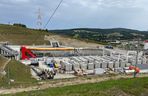 Betonowe elementy do budowy pierścieni tworzących obudowę nowego tunelu na S19