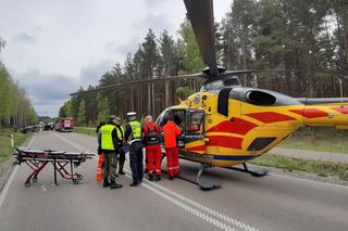 Trześcianka. Tragiczny wypadek na drodze z Zabłudowa do Hajnówki. 1 osoba nie żyje, 10 rannych