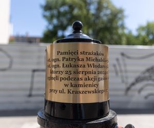 Tablica na hydrancie