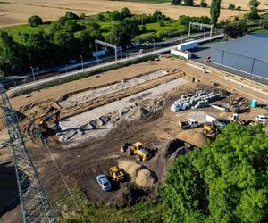 Budowa miejskiej części przystanku Szczecińskiej Kolei Metropolitalnej Stołczyn (Glinki)