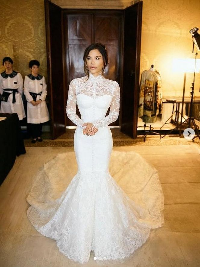 Lauren Sánchez wyglądała jak księżniczka! Oto jej suknia ślubna