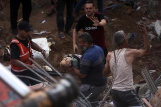 CNN: potężna eksplozja w obozie dla uchodźców w Strefie Gazy; setki zabitych i rannych