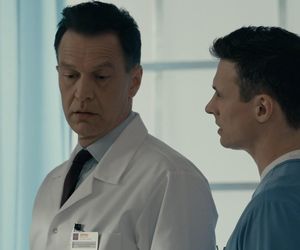 Na dobre i na złe odc. 957. Andrzej Falkowicz (Michał Żebrowski), Krzysztof Radwan (Mateusz Damięcki)