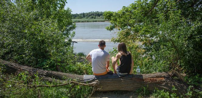 Niewiele osób wie o tej plaży nad Wisłą. Nazwa w pełni oddaje jej urok