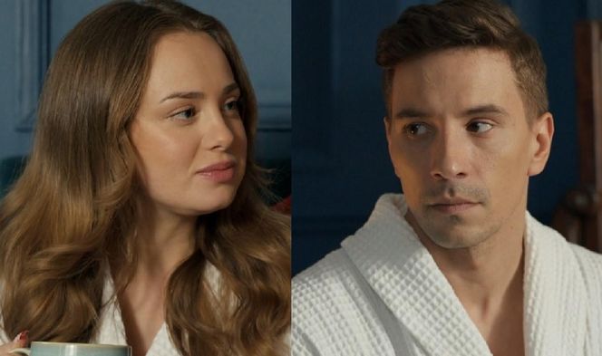 Barwy szczęścia, odcinek 3177. Oliwka (Wiktoria Gąsiewska), Tomasz (Jakub Sokołowski)