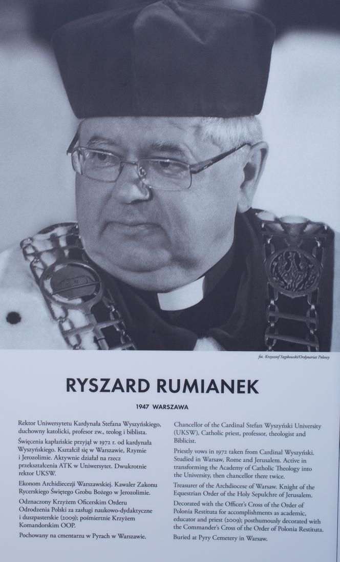 Ks. Ryszard Rumianek - rektor UKSW