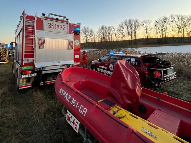 Naczelnik OSP utonął w jeziorze