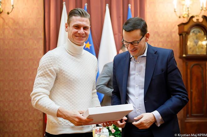Łukasz Piszczek na śniadaniu z premierem
