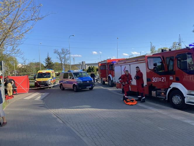   Ciało mężczyzny wyłowione z jeziora Długiego w Olsztynie. Zauważyła je przypadkowa kobieta [ZDJĘCIA]