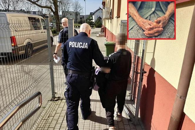 Policjanci zatrzymali dwóch braci z powiatu lęborskiego. Terroryzowali babcię