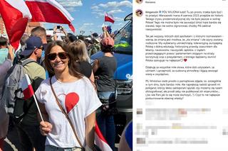Kinga Rusin na Marszu 4 czerwca. Policja prosiła ją o zdjęcia