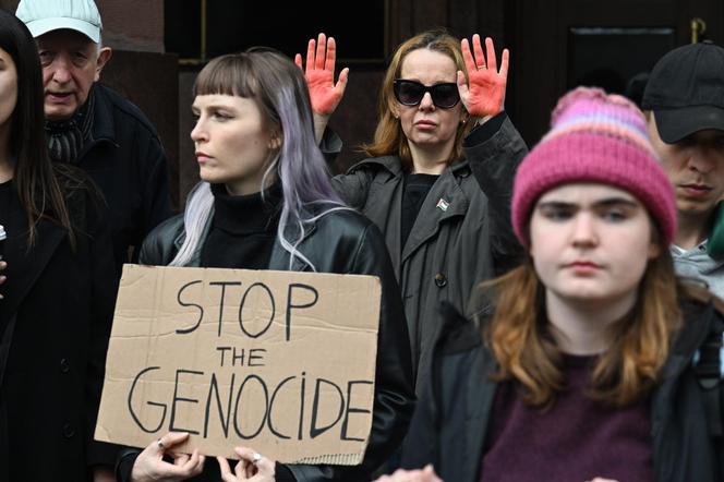 Protest w Warszawie 